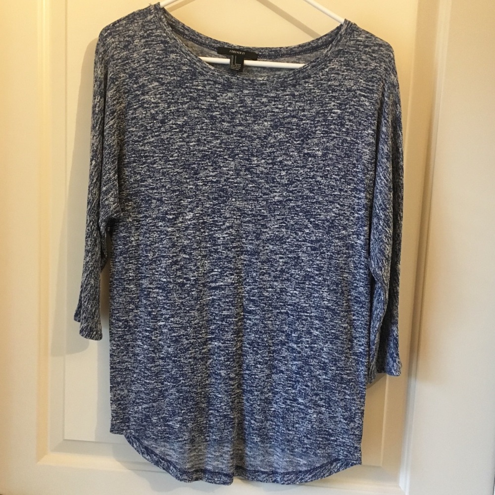 Forever 21 blue shirt